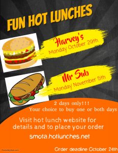 Fun Hot Lunches: 2 Day Event!