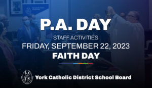 PA Day – September 22, 2023