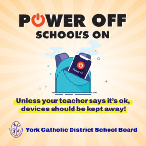 Reminder: New YCDSB Cell Phone Policy